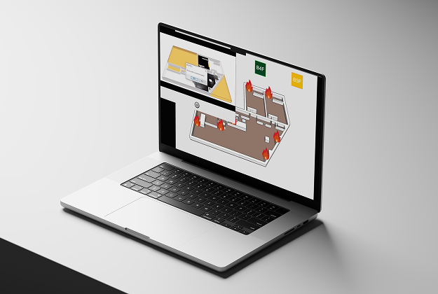 화재 및 피난 시뮬레이션 이미지